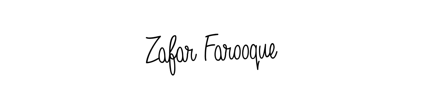 Angelique-Rose-font-FFP is a professional signature style that is perfect for those who want to add a touch of class to their signature. It is also a great choice for those who want to make their signature more unique. Get Zafar Farooque name to fancy signature for free. Zafar Farooque signature style 5 images and pictures png