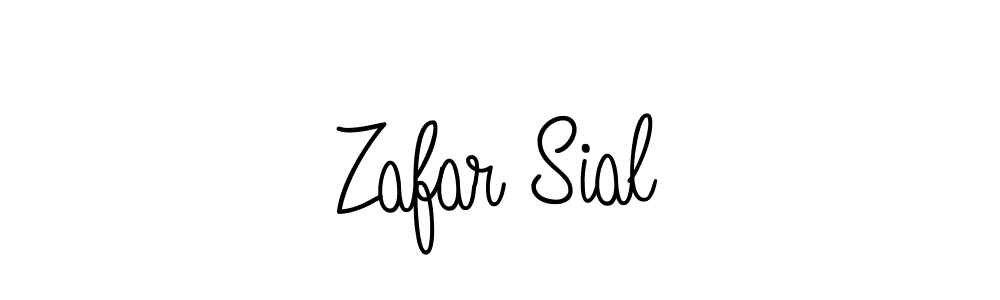 Make a beautiful signature design for name Zafar Sial. With this signature (Angelique-Rose-font-FFP) style, you can create a handwritten signature for free. Zafar Sial signature style 5 images and pictures png