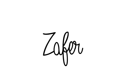 Create a beautiful signature design for name Zafer. With this signature (Angelique-Rose-font-FFP) fonts, you can make a handwritten signature for free. Zafer signature style 5 images and pictures png