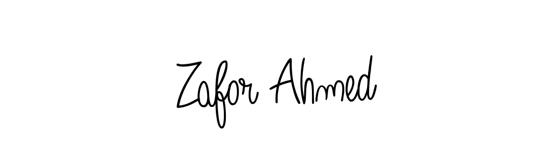 Make a beautiful signature design for name Zafor Ahmed. Use this online signature maker to create a handwritten signature for free. Zafor Ahmed signature style 5 images and pictures png