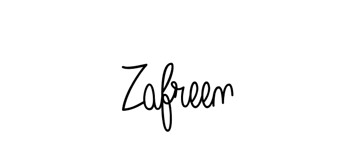 It looks lik you need a new signature style for name Zafreen. Design unique handwritten (Angelique-Rose-font-FFP) signature with our free signature maker in just a few clicks. Zafreen signature style 5 images and pictures png