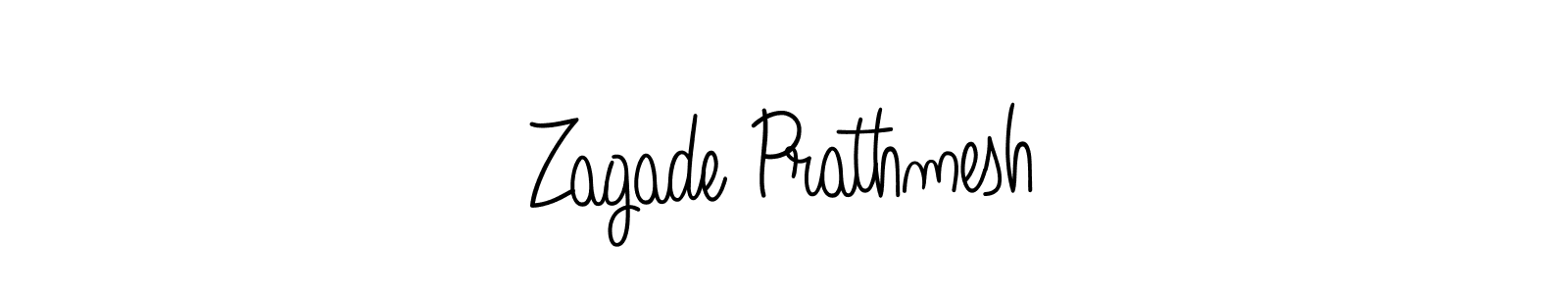 How to Draw Zagade Prathmesh signature style? Angelique-Rose-font-FFP is a latest design signature styles for name Zagade Prathmesh. Zagade Prathmesh signature style 5 images and pictures png