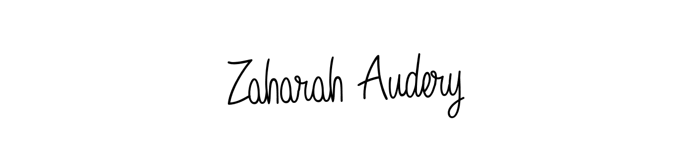 Once you've used our free online signature maker to create your best signature Angelique-Rose-font-FFP style, it's time to enjoy all of the benefits that Zaharah Audery name signing documents. Zaharah Audery signature style 5 images and pictures png