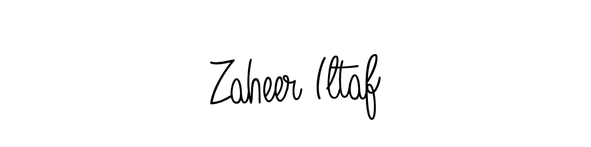Create a beautiful signature design for name Zaheer Iltaf. With this signature (Angelique-Rose-font-FFP) fonts, you can make a handwritten signature for free. Zaheer Iltaf signature style 5 images and pictures png