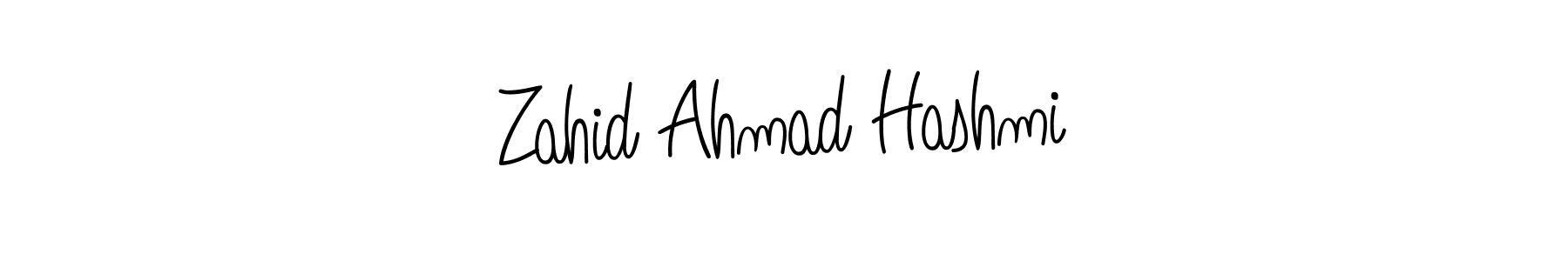 Here are the top 10 professional signature styles for the name Zahid Ahmad Hashmi. These are the best autograph styles you can use for your name. Zahid Ahmad Hashmi signature style 5 images and pictures png