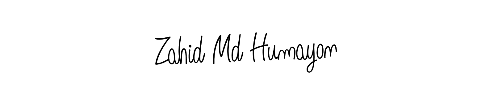 Make a beautiful signature design for name Zahid Md Humayon. Use this online signature maker to create a handwritten signature for free. Zahid Md Humayon signature style 5 images and pictures png