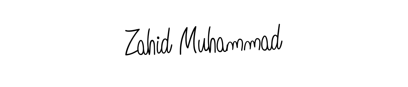 Angelique-Rose-font-FFP is a professional signature style that is perfect for those who want to add a touch of class to their signature. It is also a great choice for those who want to make their signature more unique. Get Zahid Muhammad name to fancy signature for free. Zahid Muhammad signature style 5 images and pictures png