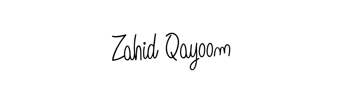Similarly Angelique-Rose-font-FFP is the best handwritten signature design. Signature creator online .You can use it as an online autograph creator for name Zahid Qayoom. Zahid Qayoom signature style 5 images and pictures png