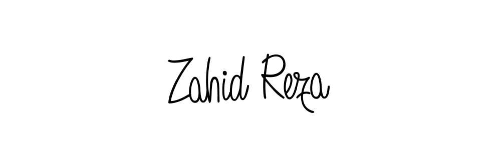Design your own signature with our free online signature maker. With this signature software, you can create a handwritten (Angelique-Rose-font-FFP) signature for name Zahid Reza. Zahid Reza signature style 5 images and pictures png
