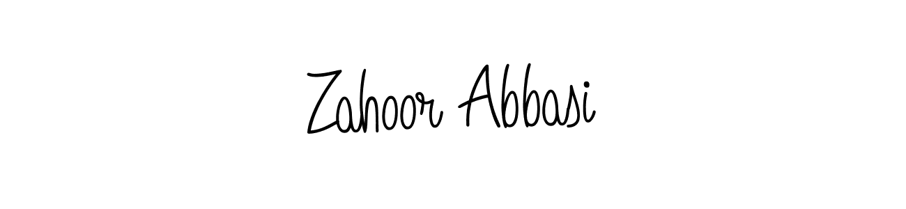 Zahoor Abbasi stylish signature style. Best Handwritten Sign (Angelique-Rose-font-FFP) for my name. Handwritten Signature Collection Ideas for my name Zahoor Abbasi. Zahoor Abbasi signature style 5 images and pictures png