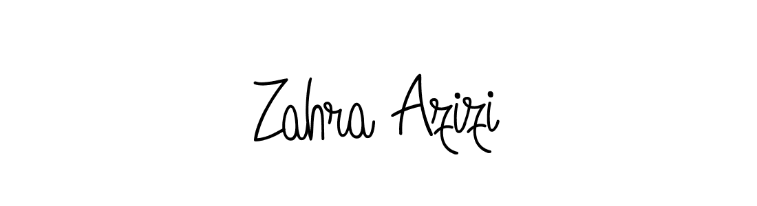 How to make Zahra Azizi signature? Angelique-Rose-font-FFP is a professional autograph style. Create handwritten signature for Zahra Azizi name. Zahra Azizi signature style 5 images and pictures png