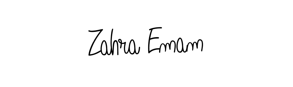 Also You can easily find your signature by using the search form. We will create Zahra Emam name handwritten signature images for you free of cost using Angelique-Rose-font-FFP sign style. Zahra Emam signature style 5 images and pictures png