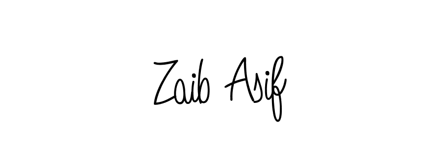 Make a beautiful signature design for name Zaib Asif. Use this online signature maker to create a handwritten signature for free. Zaib Asif signature style 5 images and pictures png