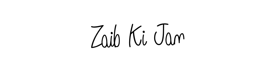 Also we have Zaib Ki Jan name is the best signature style. Create professional handwritten signature collection using Angelique-Rose-font-FFP autograph style. Zaib Ki Jan signature style 5 images and pictures png