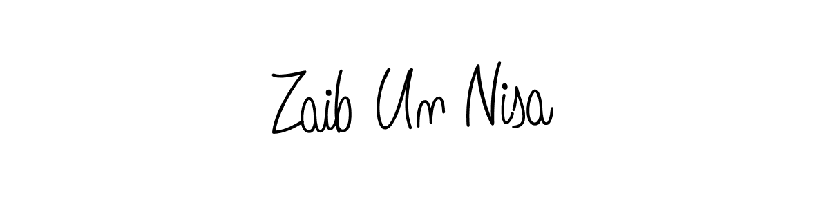 Here are the top 10 professional signature styles for the name Zaib Un Nisa. These are the best autograph styles you can use for your name. Zaib Un Nisa signature style 5 images and pictures png