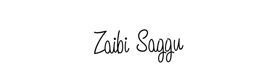 Here are the top 10 professional signature styles for the name Zaibi Saggu. These are the best autograph styles you can use for your name. Zaibi Saggu signature style 5 images and pictures png