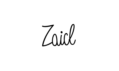 You should practise on your own different ways (Angelique-Rose-font-FFP) to write your name (Zaicl) in signature. don't let someone else do it for you. Zaicl signature style 5 images and pictures png