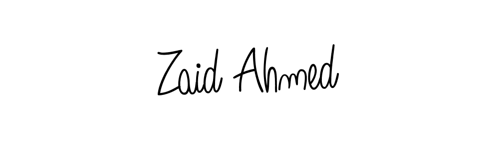 Make a beautiful signature design for name Zaid Ahmed. Use this online signature maker to create a handwritten signature for free. Zaid Ahmed signature style 5 images and pictures png