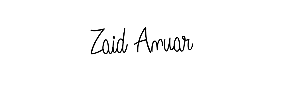 Angelique-Rose-font-FFP is a professional signature style that is perfect for those who want to add a touch of class to their signature. It is also a great choice for those who want to make their signature more unique. Get Zaid Anuar name to fancy signature for free. Zaid Anuar signature style 5 images and pictures png
