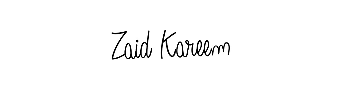 Check out images of Autograph of Zaid Kareem name. Actor Zaid Kareem Signature Style. Angelique-Rose-font-FFP is a professional sign style online. Zaid Kareem signature style 5 images and pictures png