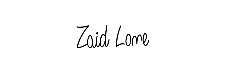 if you are searching for the best signature style for your name Zaid Lone. so please give up your signature search. here we have designed multiple signature styles  using Angelique-Rose-font-FFP. Zaid Lone signature style 5 images and pictures png