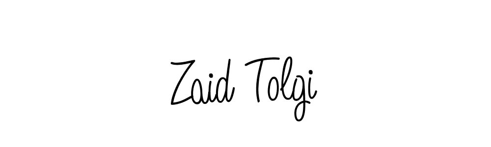 The best way (Angelique-Rose-font-FFP) to make a short signature is to pick only two or three words in your name. The name Zaid Tolgi include a total of six letters. For converting this name. Zaid Tolgi signature style 5 images and pictures png