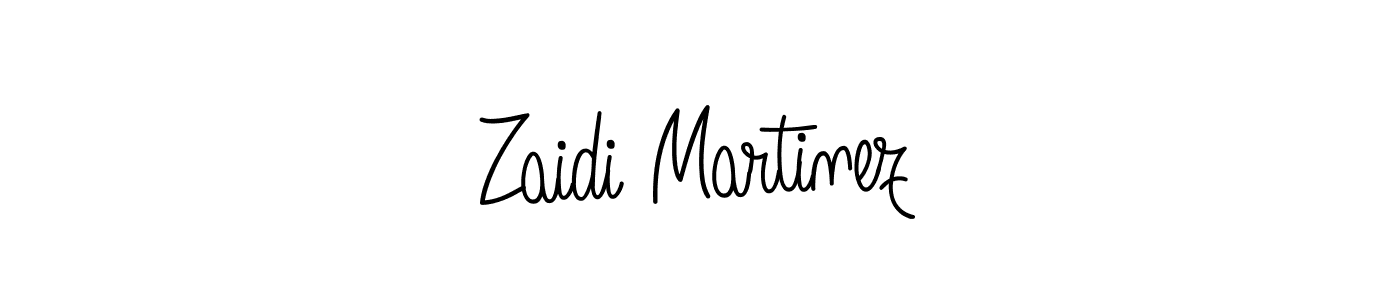 Make a beautiful signature design for name Zaidi Martinez. Use this online signature maker to create a handwritten signature for free. Zaidi Martinez signature style 5 images and pictures png