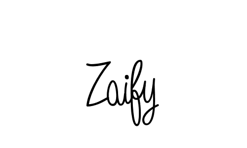 You should practise on your own different ways (Angelique-Rose-font-FFP) to write your name (Zaify) in signature. don't let someone else do it for you. Zaify signature style 5 images and pictures png