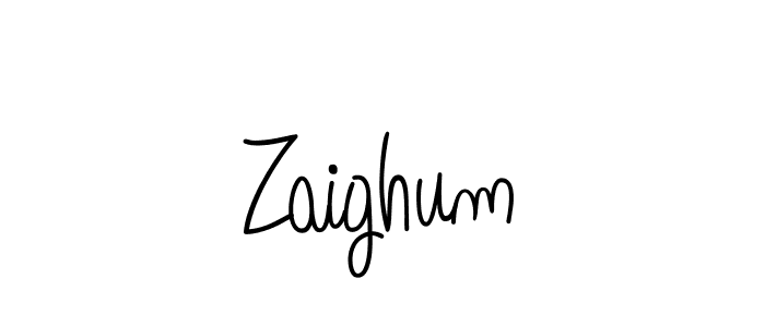 Make a beautiful signature design for name Zaighum. Use this online signature maker to create a handwritten signature for free. Zaighum signature style 5 images and pictures png