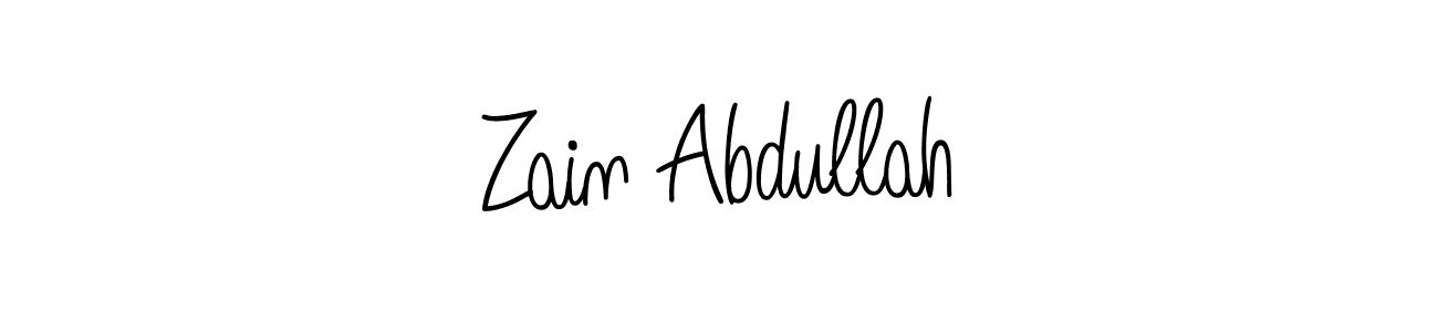 Angelique-Rose-font-FFP is a professional signature style that is perfect for those who want to add a touch of class to their signature. It is also a great choice for those who want to make their signature more unique. Get Zain Abdullah name to fancy signature for free. Zain Abdullah signature style 5 images and pictures png