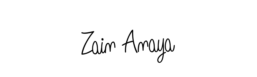 Check out images of Autograph of Zain Anaya name. Actor Zain Anaya Signature Style. Angelique-Rose-font-FFP is a professional sign style online. Zain Anaya signature style 5 images and pictures png