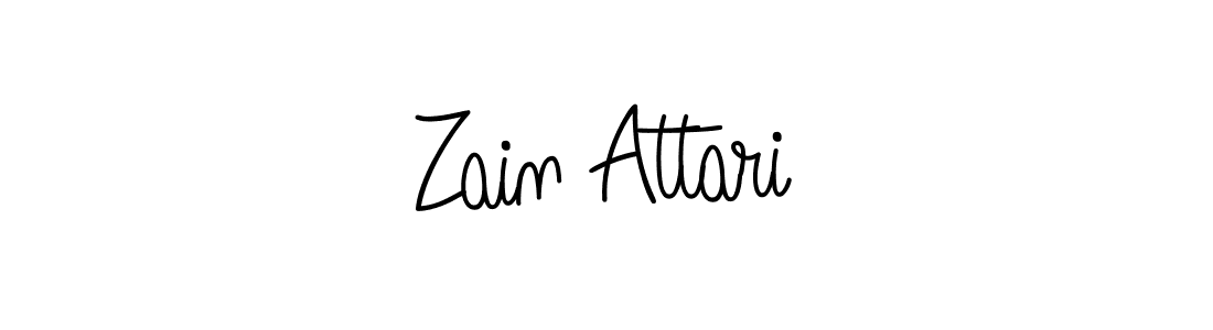 Zain Attari stylish signature style. Best Handwritten Sign (Angelique-Rose-font-FFP) for my name. Handwritten Signature Collection Ideas for my name Zain Attari. Zain Attari signature style 5 images and pictures png