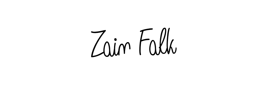 Create a beautiful signature design for name Zain Falk. With this signature (Angelique-Rose-font-FFP) fonts, you can make a handwritten signature for free. Zain Falk signature style 5 images and pictures png