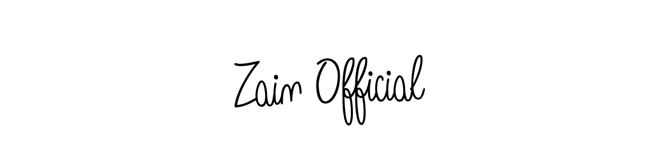 Angelique-Rose-font-FFP is a professional signature style that is perfect for those who want to add a touch of class to their signature. It is also a great choice for those who want to make their signature more unique. Get Zain Official name to fancy signature for free. Zain Official signature style 5 images and pictures png