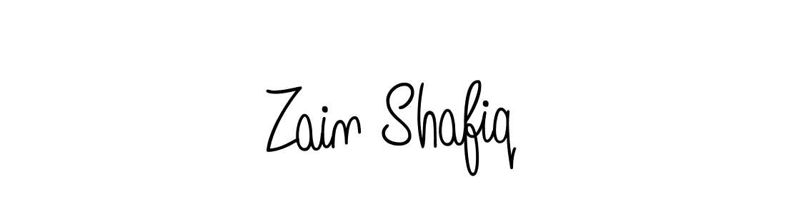How to make Zain Shafiq name signature. Use Angelique-Rose-font-FFP style for creating short signs online. This is the latest handwritten sign. Zain Shafiq signature style 5 images and pictures png