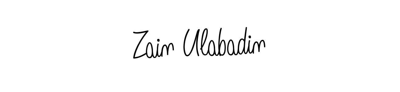 Best and Professional Signature Style for Zain Ulabadin. Angelique-Rose-font-FFP Best Signature Style Collection. Zain Ulabadin signature style 5 images and pictures png