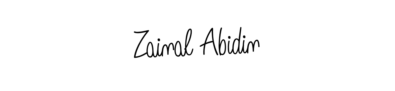Create a beautiful signature design for name Zainal Abidin. With this signature (Angelique-Rose-font-FFP) fonts, you can make a handwritten signature for free. Zainal Abidin signature style 5 images and pictures png