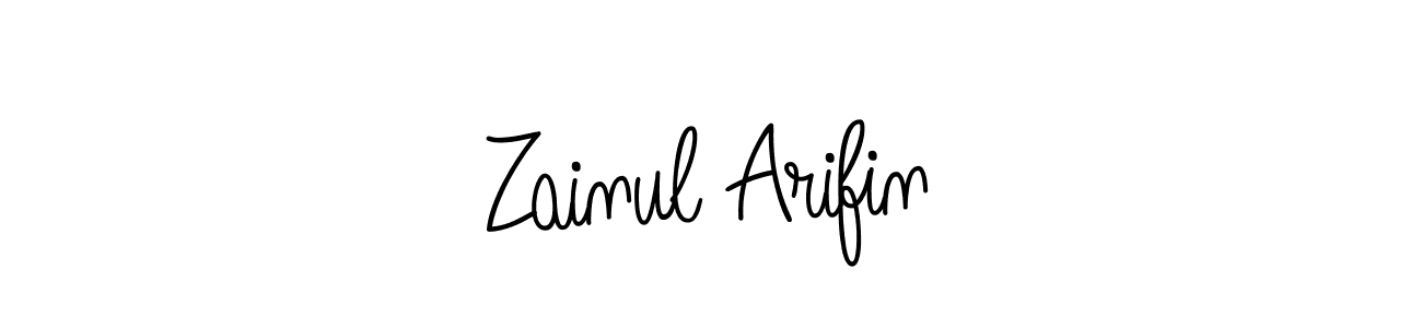 Create a beautiful signature design for name Zainul Arifin. With this signature (Angelique-Rose-font-FFP) fonts, you can make a handwritten signature for free. Zainul Arifin signature style 5 images and pictures png