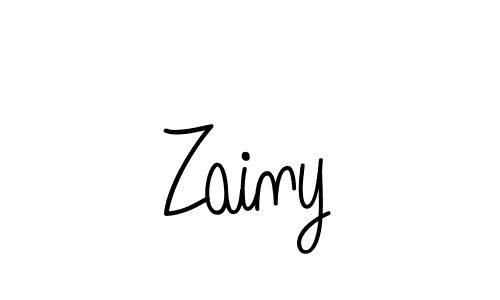 Also we have Zainy name is the best signature style. Create professional handwritten signature collection using Angelique-Rose-font-FFP autograph style. Zainy signature style 5 images and pictures png