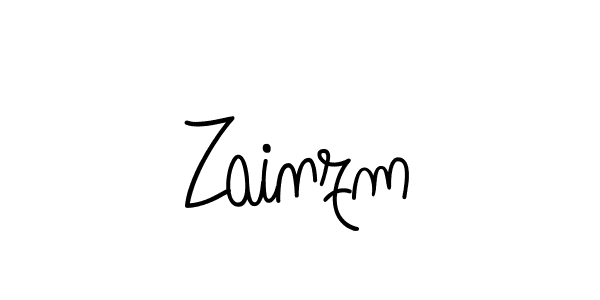 Design your own signature with our free online signature maker. With this signature software, you can create a handwritten (Angelique-Rose-font-FFP) signature for name Zainzm. Zainzm signature style 5 images and pictures png