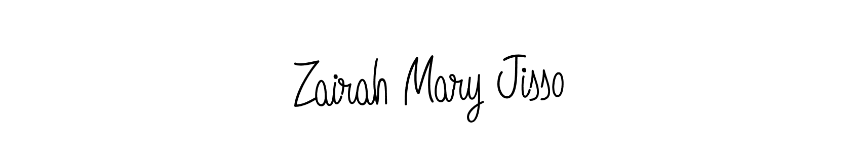 Once you've used our free online signature maker to create your best signature Angelique-Rose-font-FFP style, it's time to enjoy all of the benefits that Zairah Mary Jisso name signing documents. Zairah Mary Jisso signature style 5 images and pictures png