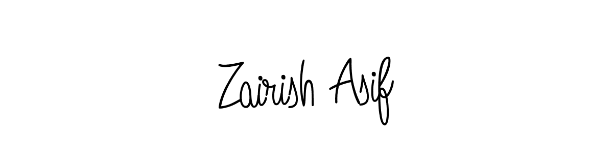 if you are searching for the best signature style for your name Zairish Asif. so please give up your signature search. here we have designed multiple signature styles  using Angelique-Rose-font-FFP. Zairish Asif signature style 5 images and pictures png