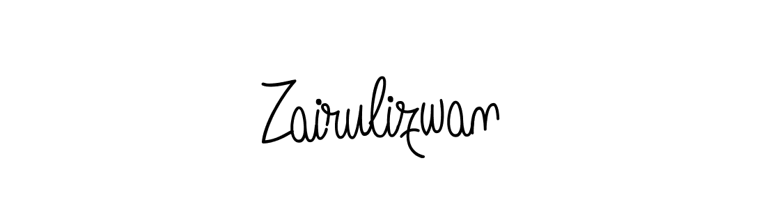 The best way (Angelique-Rose-font-FFP) to make a short signature is to pick only two or three words in your name. The name Zairulizwan include a total of six letters. For converting this name. Zairulizwan signature style 5 images and pictures png