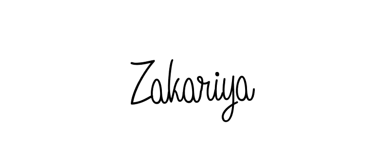 if you are searching for the best signature style for your name Zakariya. so please give up your signature search. here we have designed multiple signature styles  using Angelique-Rose-font-FFP. Zakariya signature style 5 images and pictures png