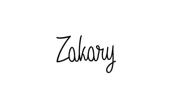 Zakary stylish signature style. Best Handwritten Sign (Angelique-Rose-font-FFP) for my name. Handwritten Signature Collection Ideas for my name Zakary. Zakary signature style 5 images and pictures png