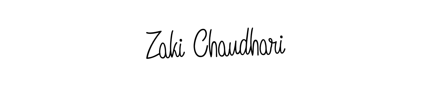 Make a short Zaki Chaudhari signature style. Manage your documents anywhere anytime using Angelique-Rose-font-FFP. Create and add eSignatures, submit forms, share and send files easily. Zaki Chaudhari signature style 5 images and pictures png