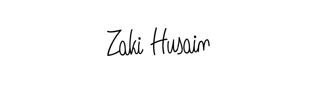 How to Draw Zaki Husain signature style? Angelique-Rose-font-FFP is a latest design signature styles for name Zaki Husain. Zaki Husain signature style 5 images and pictures png