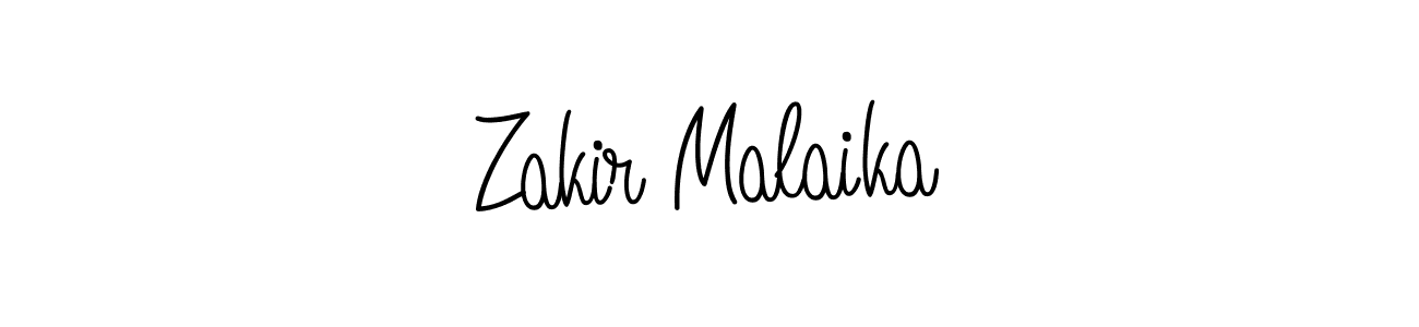 Also we have Zakir Malaika name is the best signature style. Create professional handwritten signature collection using Angelique-Rose-font-FFP autograph style. Zakir Malaika signature style 5 images and pictures png