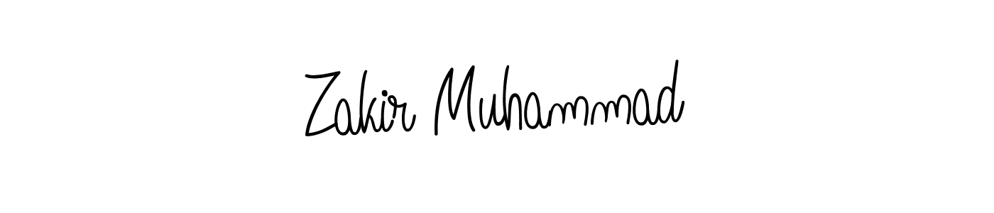 The best way (Angelique-Rose-font-FFP) to make a short signature is to pick only two or three words in your name. The name Zakir Muhammad include a total of six letters. For converting this name. Zakir Muhammad signature style 5 images and pictures png