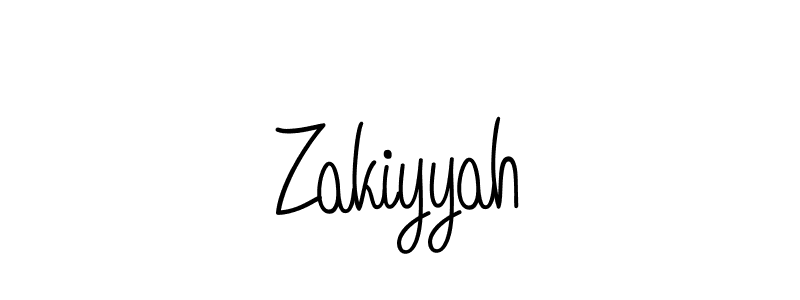 How to make Zakiyyah signature? Angelique-Rose-font-FFP is a professional autograph style. Create handwritten signature for Zakiyyah name. Zakiyyah signature style 5 images and pictures png